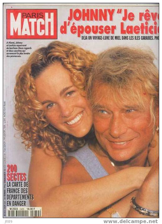 Johnny Hallyday, Laetitia Hallyday, Vanessa Demouy, Anthony Quinn, Kiki Feraud Mode, Liz Hurley - 1367 - Informations Générales