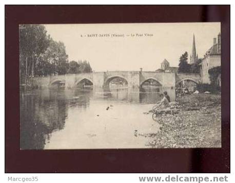 18486 Saint Savin Le Pont Vieux édit.clermontet  N° 2 Laveuses Belle Carte - Saint Savin