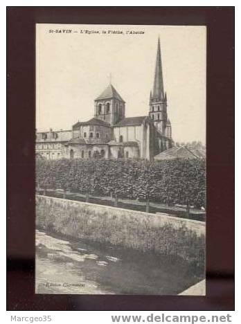 18487 Saint Savin L'église La Flêche L'abside  édit.clermontet   Belle Carte - Saint Savin