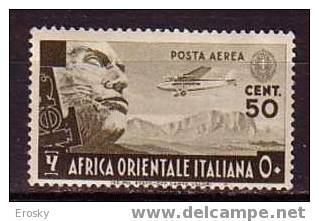 Z2584 - COLONIE ITALIANE AOI AEREA Ss N°2 - AERIENNE Yv N°2 * - Italian Eastern Africa