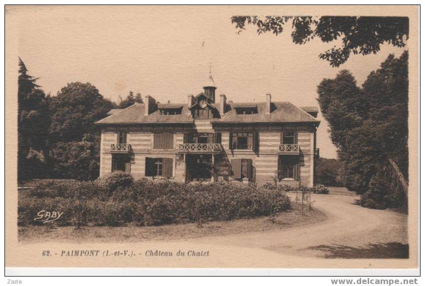 35.134/ PAIMPONT - Chateau Du Chalet - Paimpont