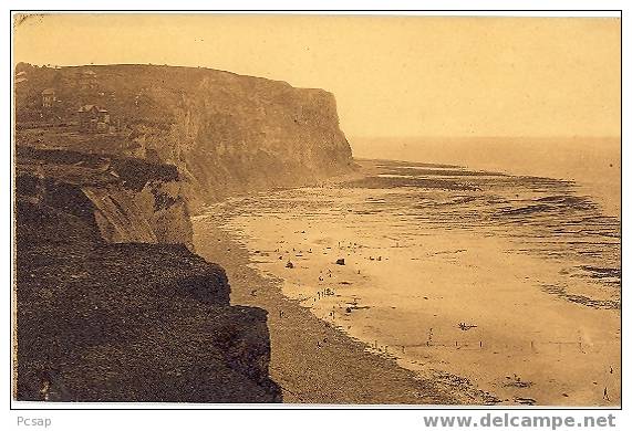 Berneval Sur Mer - Les Falaises Vers Dieppe Et La Plage - Berneval