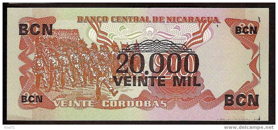 20 000 / 20 Cordobas   "NICARAGUA" 1984 UNC   Ble 48 - Nicaragua