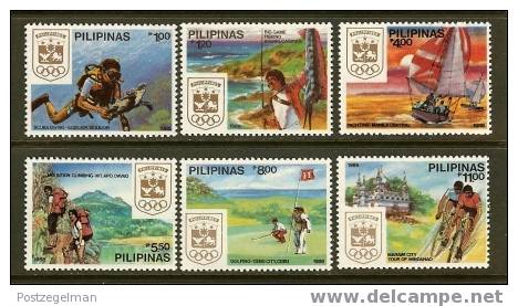 PHILIPINES 1988 MNH Stamps Sports 1862-1867 #2257 - Other & Unclassified