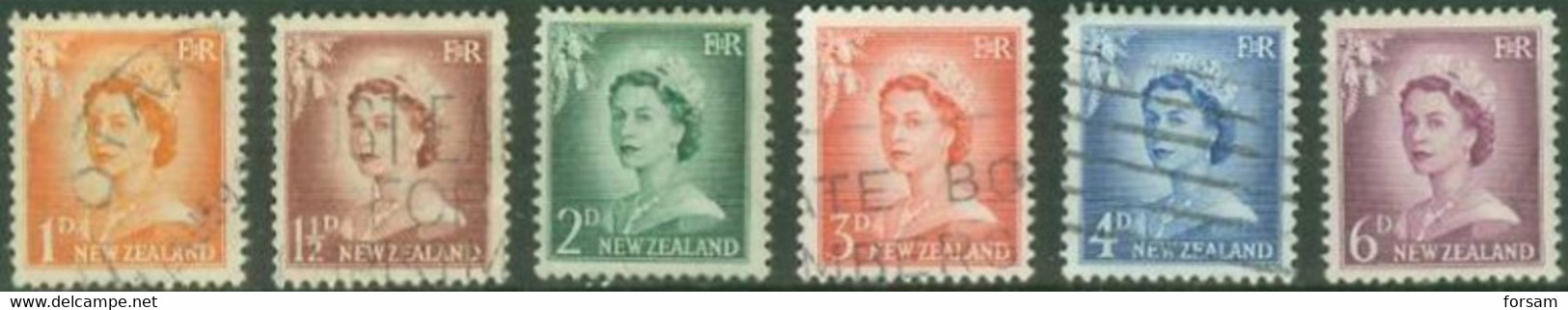 NEW ZEALAND..1955..Michel # 354-359...used. - Used Stamps