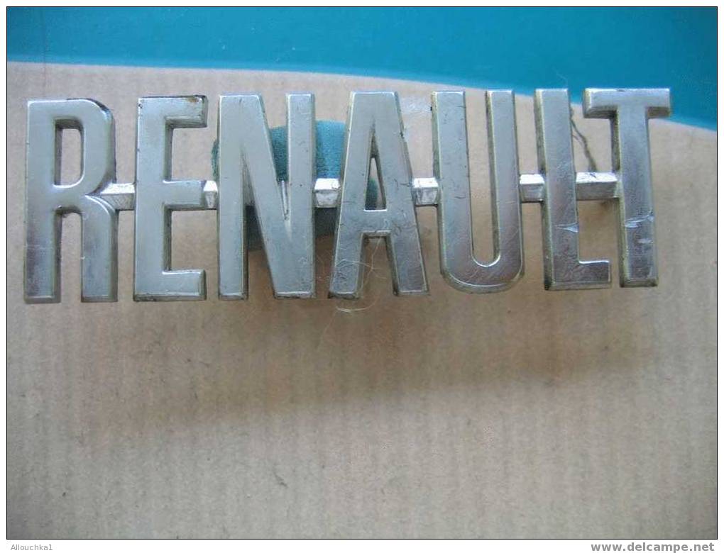 VOITURE AUTOMOBILE PUBLICITE  LOGO DE VOITURE INDIQUANT LA MARQUE RENAULT - Cars