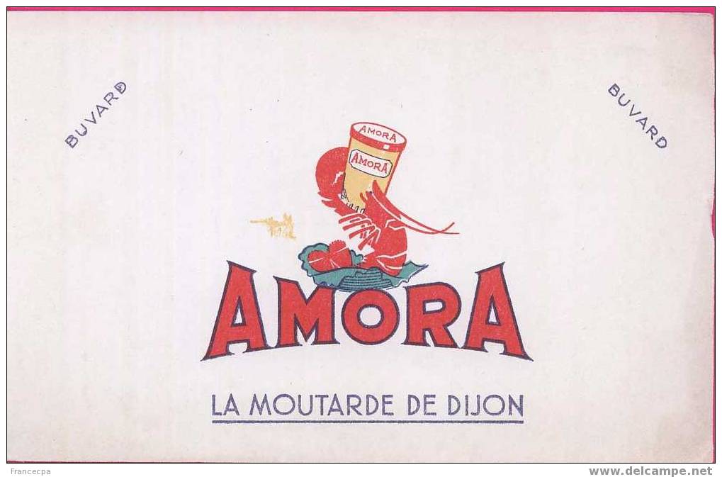 1003 BUVARD AMORA  La Moutarde De Dijon - Mostaza