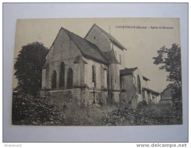 COURTISOLS. Eglise St Memmie - Courtisols