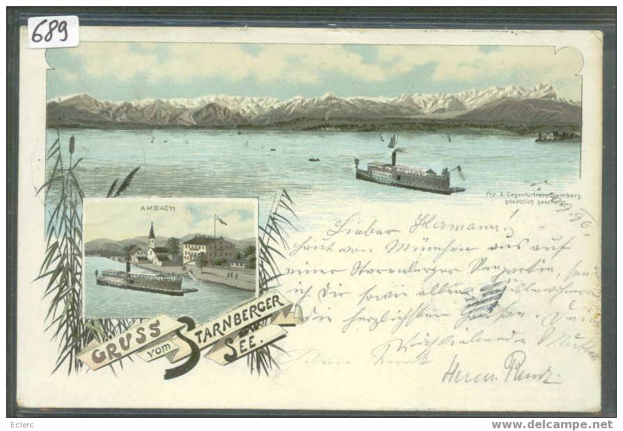 GRÜSS VOM TARNBERGER SEE - LITHO - TTB - Starnberg