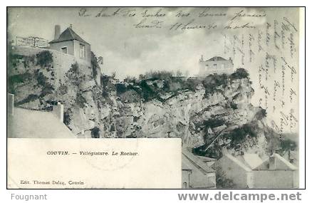 Belgique:COUVIN (Namur.):Villégiature.Le Rocher.1911.Edit.Thomas Dalcq,Couvin.Affranchisse Ment. - Couvin