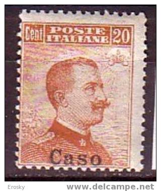 Z2784 - COLONIE ITALIANE EGEO CASO SASSONE N°9 ** - Egée (Caso)