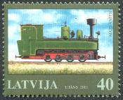 LATVIA  2001 LOKOMOTIVE Narrow Gauge Railway In Latvia MNH - Lettonie