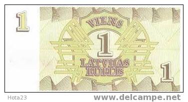 LATVIA - 1992  ROUBELS - 1 BANK NOTE  UNC - Lettonie