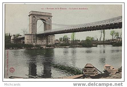 CPA 42 ANDREZIEUX - La Loire - Environs De St Etienne (Pont) - Andrézieux-Bouthéon