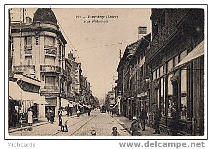 CPA 42 FIRMINY - Rue Nationale - Firminy