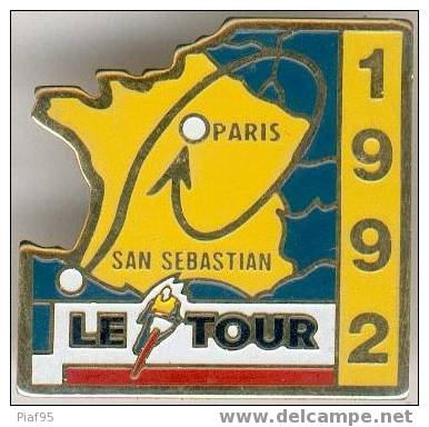 VELO-LE TOUR 92 PARIS SAN SEBASTIAN Sans Drapeau - Ciclismo