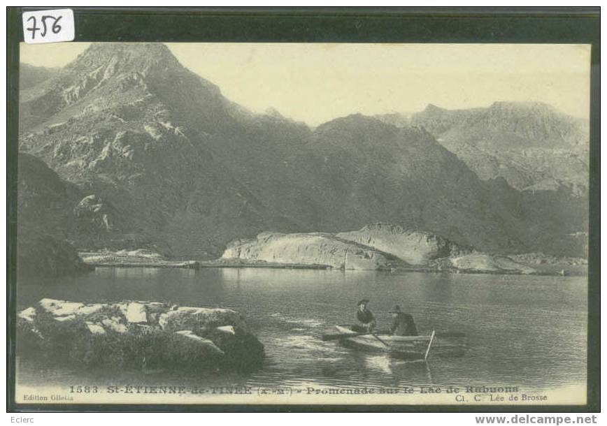 ST ETIENNE DE TINEE - PROMENADE SUR LE LAC DE RABUONS - TTB - Saint-Etienne-de-Tinée