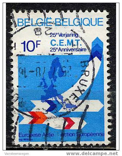 Belgique COB 1884 Oblitere - Usados