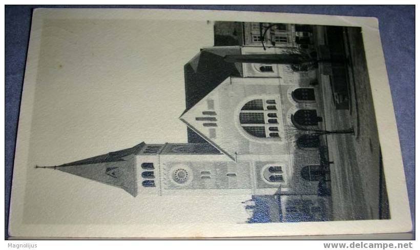 Slovakia,Bratislava,Pozsony,Ref.Templom,Church,Original Photo,vintage Postcard - Slovacchia