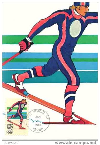 USA,maximum Card,olympic Games - Verano 1984: Los Angeles