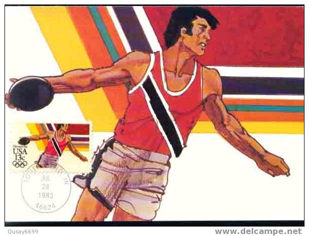 USA,maximum Card,olympic Games, - Summer 1984: Los Angeles