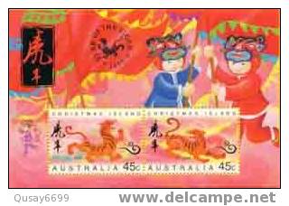 Australia,Christmas Island ,year Of Tiger  M/S - Chinese New Year