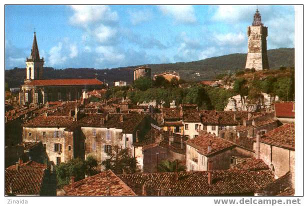 CARTE POSTALE DE DRAGUIGNAN - VUE GENERALE PRISE DE LA ROUTE DE GRASSE - Draguignan