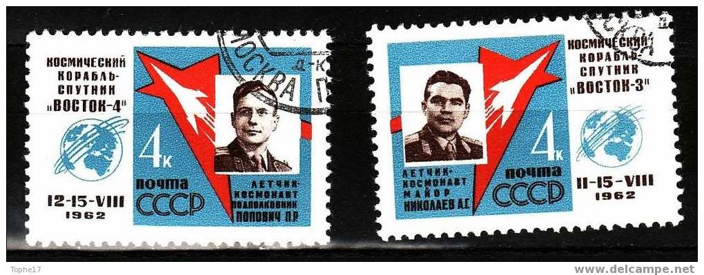 Russie - 1962 - 2550 Et 2551 - Oblitéré - Russie & URSS