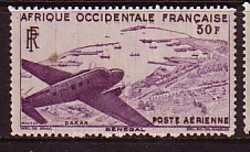 M4188 - COLONIES FRANCAISES AOF AIRMAIL Yv N°12 * - Unused Stamps