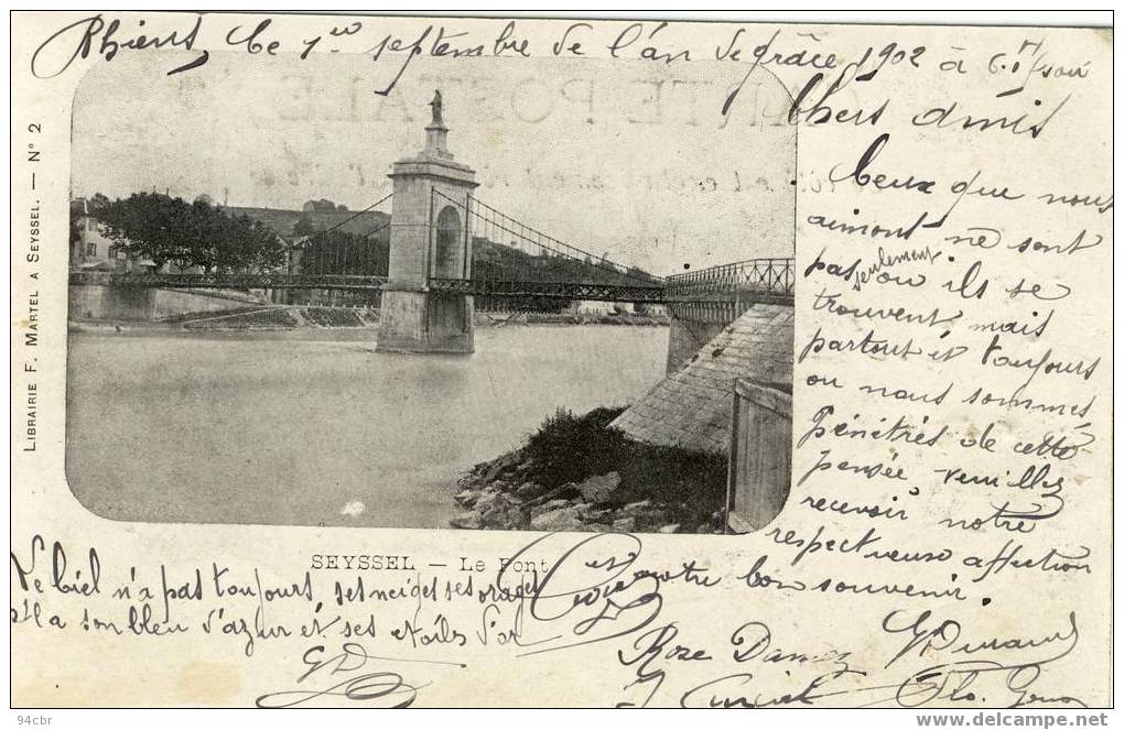 CPA (01)   SEYSSEL Le Pont - Seyssel