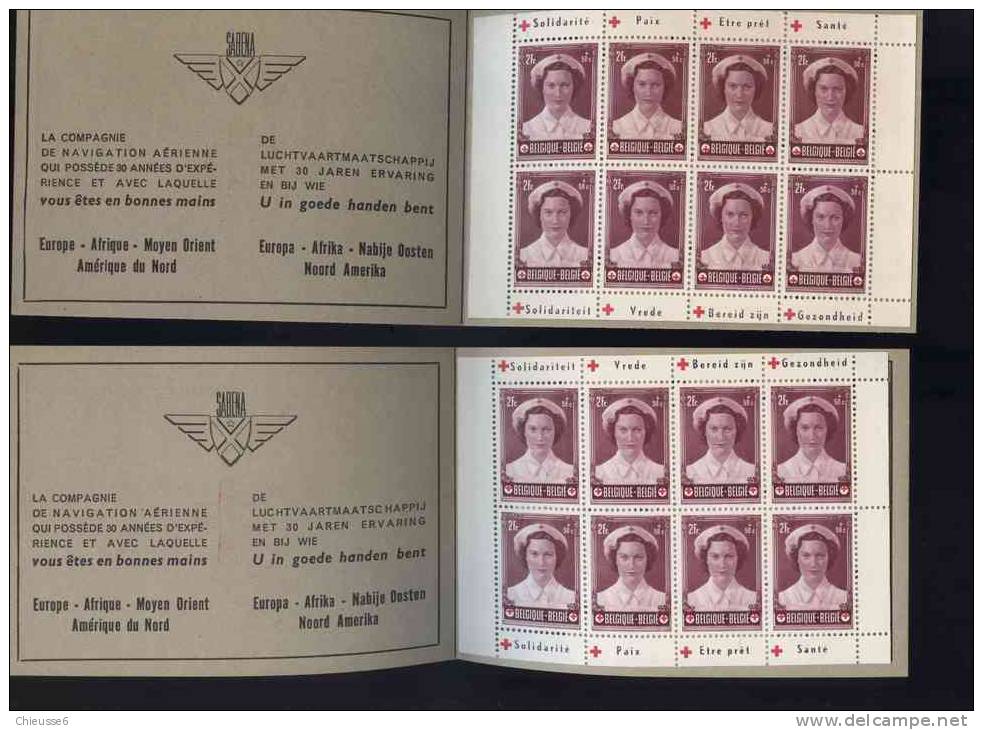 Belgique** Carnet  Croix Rouge - N° 914A / B  - - Non Classés