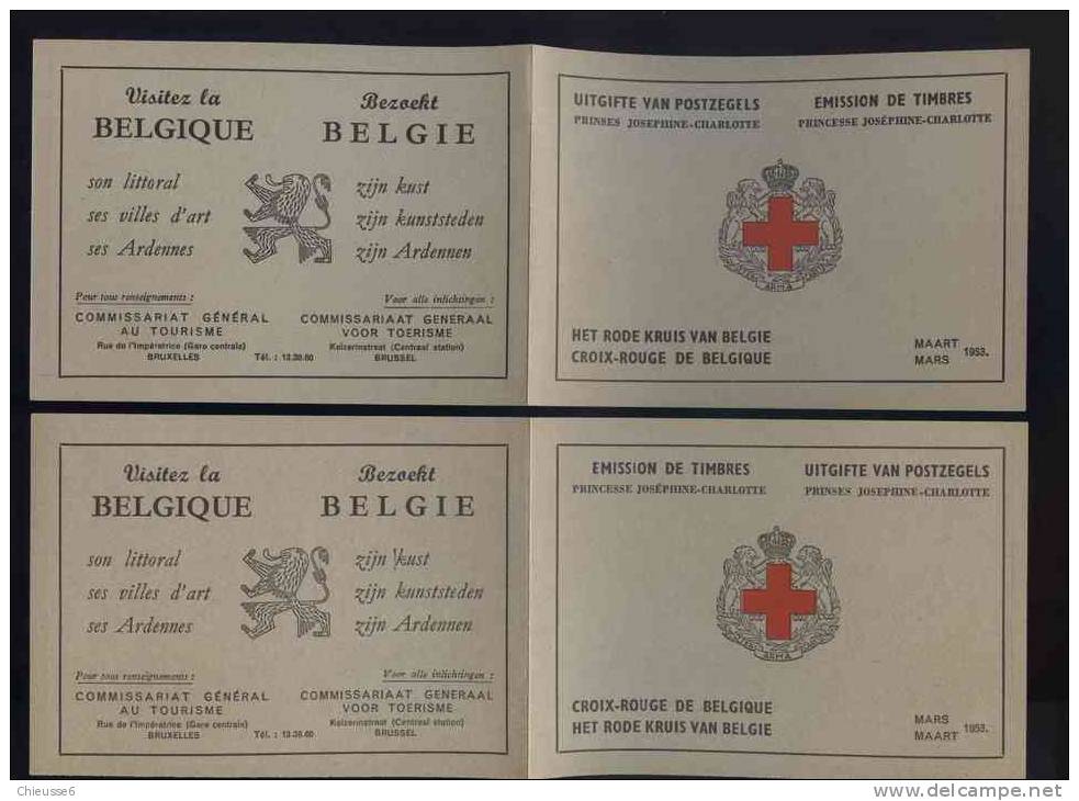 Belgique** Carnet  Croix Rouge - N° 914A / B  - - Non Classés