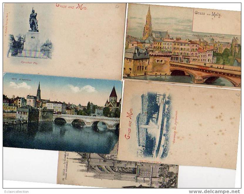 Metz      57      - Lot De 5 Cartes Dont Gruss - Metz