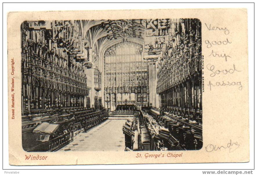 WINDSOR St. Georg's Chapel    (7A1329) - Windsor