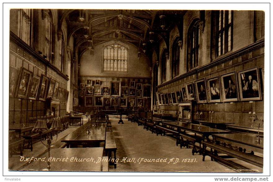 OXFORD, Christ Church, Dining Hall, (FoundedA.D. 1525)    (7A1331) - Oxford