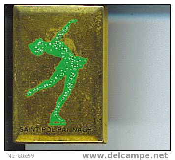 Pin´s SAINT POL SUR MER Patinage ( Dép 59 ) - Skating (Figure)