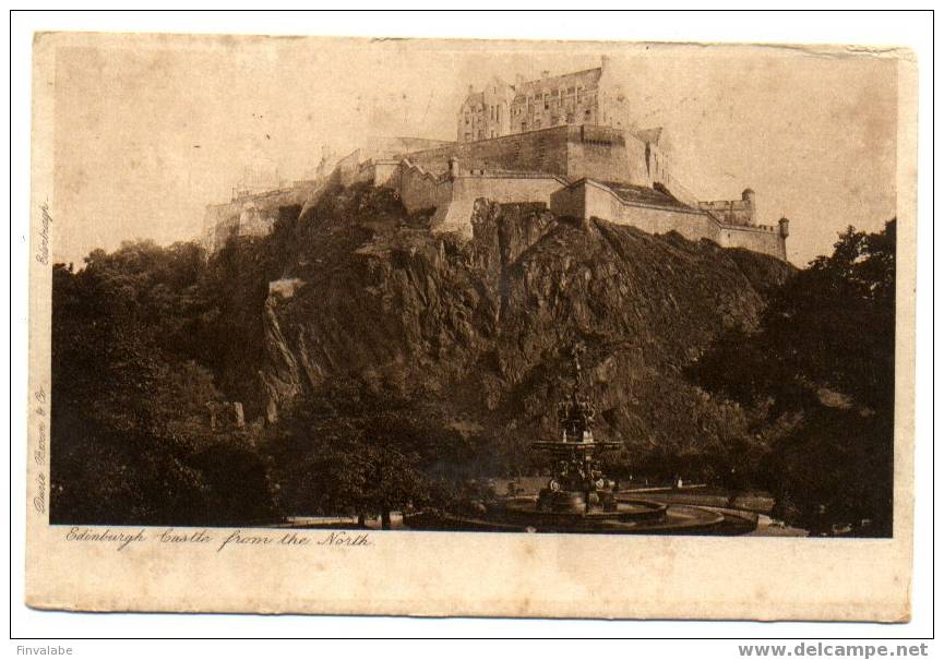 Edinburgh Castle From The North    (7A1348) - Midlothian/ Edinburgh