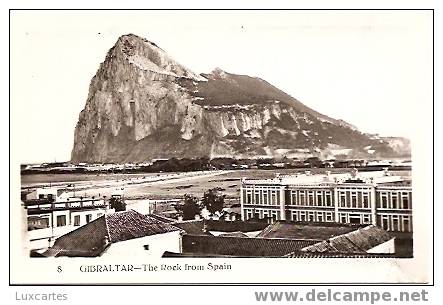 8 - GIBRALTAR - THE ROCK FROM SPAIN. - Gibraltar