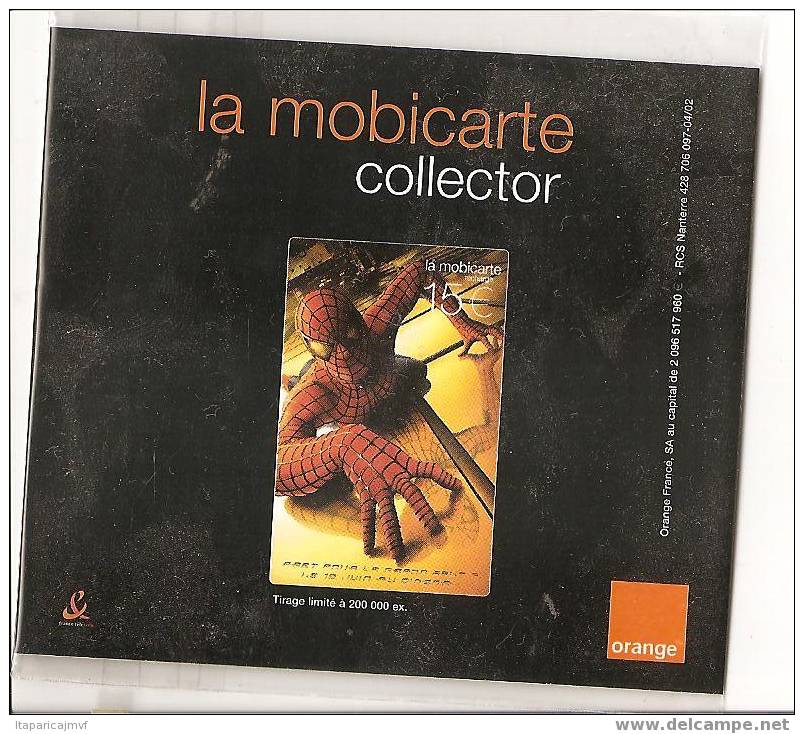 SUPPORT PUB QUI ETAIS VENDU AVEC LA MOBICARTES:   SPIDERMAN - Cassettes Beta