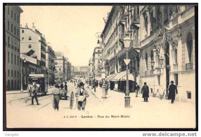 SVB790 GENEVE - RUE DU MONT BLANC ( UNDIVIDED BACK ) - Genève