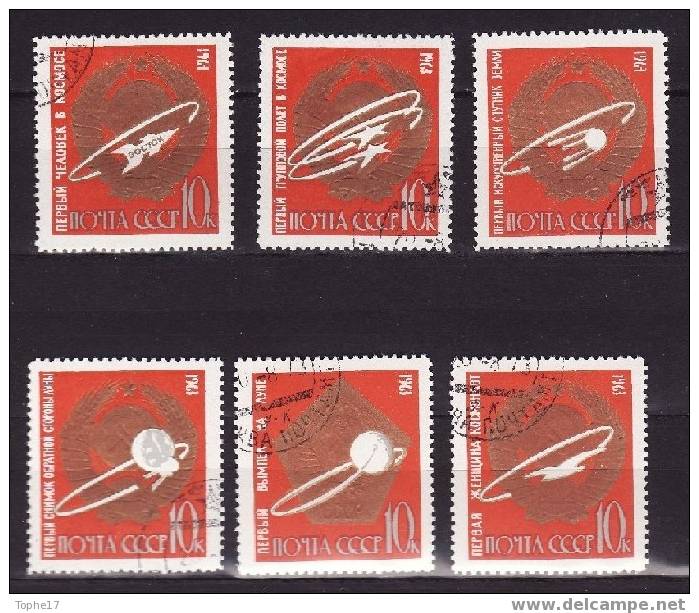 Russie - 1963 -  2758 à 2763  - Oblitéré - Russia & USSR