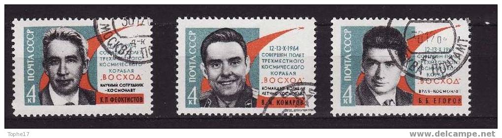 Russie - 1964 - 2862 A 2864 -  Oblitéré - Rusland En USSR