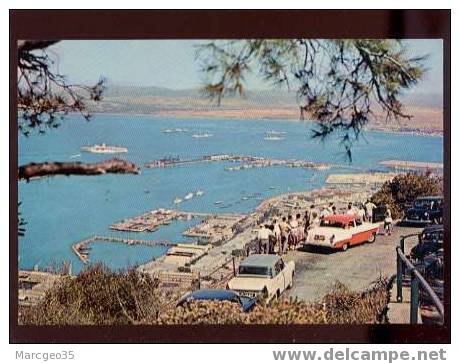 19098 View Of Town & Harbour Gibraltar édit.rock Photo.service N° P 51 Auto  Belle Cpsm - Gibraltar