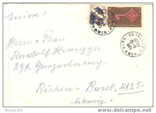 Frankreich / France - Umschlag Echt Gelaufen / Cover Used (R382) - Covers & Documents