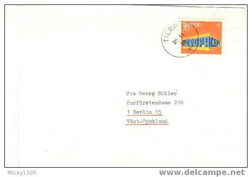 Schweden - Sweden / Umschlag Echt Gelaufen / Cover Used (R399) - Briefe U. Dokumente