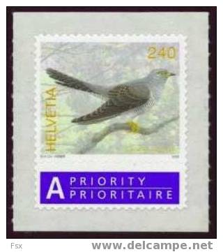 2006 (Zumstein 1187) Freimarke "Einheimische Vögel" - Kuckuck ** - Unused Stamps