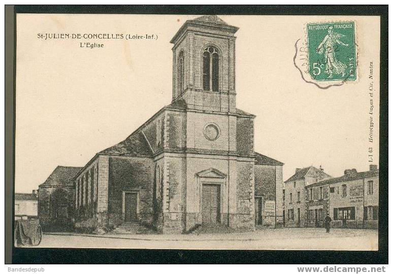 SAINT JULIEN DE CONCELLES ( Loire Atlantique 44) - L 'église ( L-I 63 Dugas Et Cie) - Figeac