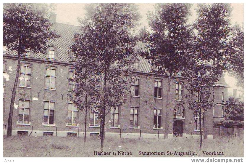 BERLAER S/NETHE = Sanatorium St Augustin - Voorkant  (1912) - Autres & Non Classés