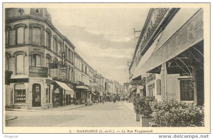 47 - MARMANDE - La Rue Puygueraud - 5 - Marmande