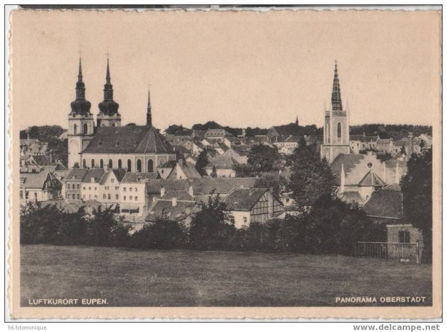 Eupen. Panorama Oberstadt. - Eupen